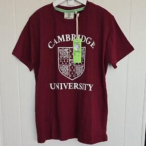 Cambridge University Maroon T-Shirt Size M